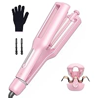 4 In 1 Regolabile Piastra Onde per Capelli - 22/25/32/38mm Piastra Onde per Onde da Spiaggia