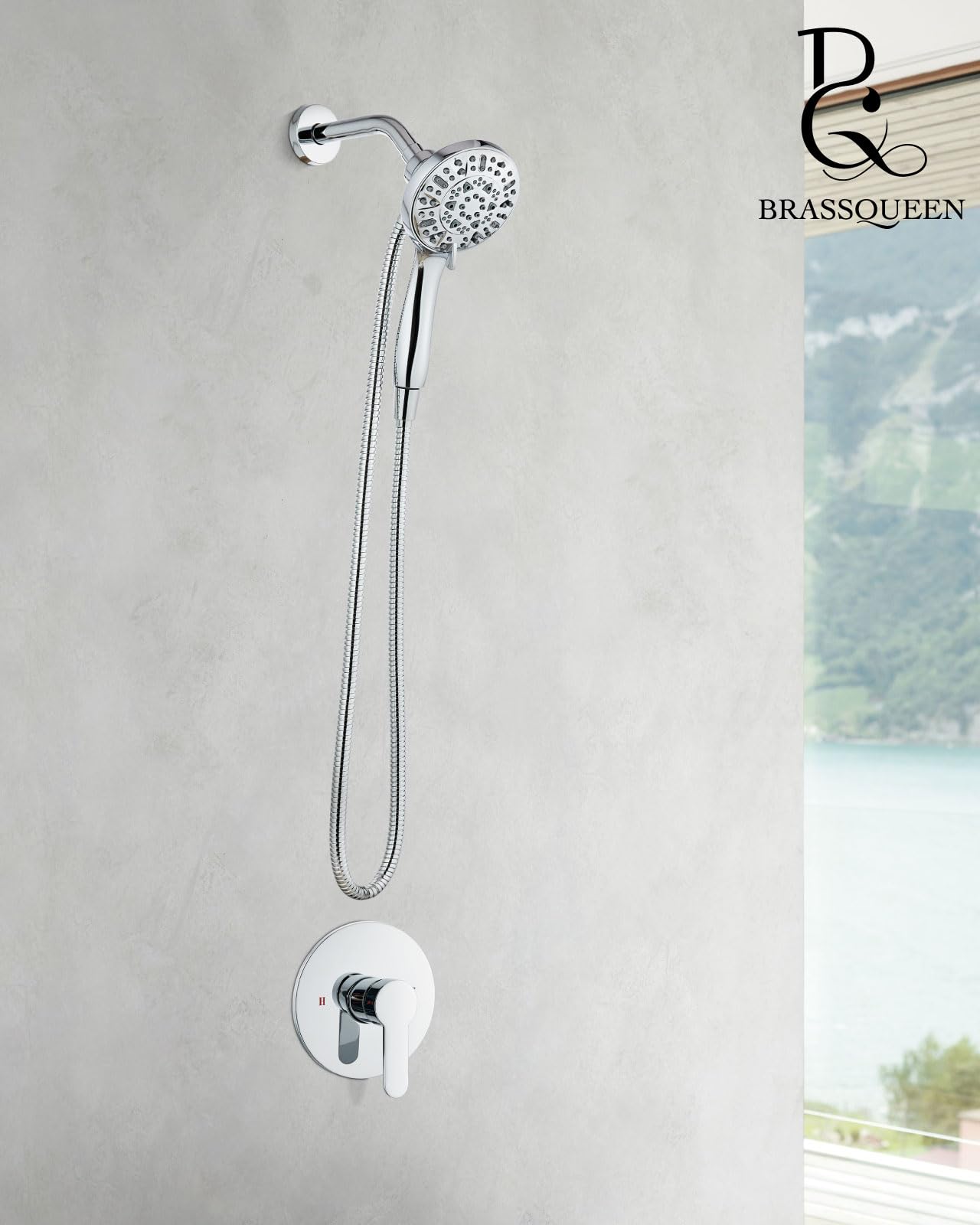 Brassqueen Shower Faucet Set - 6 Spray Modes -2