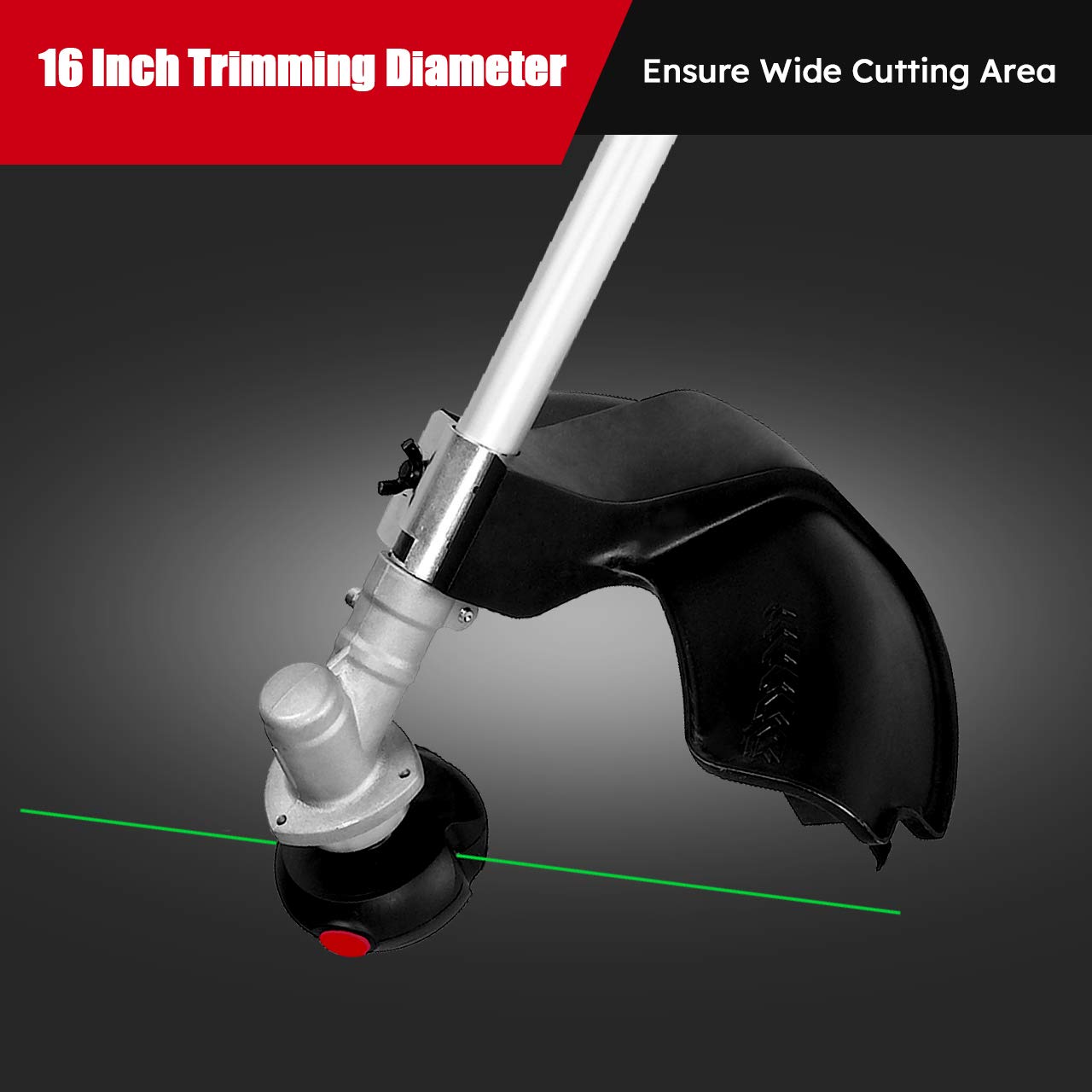 Snapklik.com : LawnMaster Red Edition GT1644 Electric String Trimmer 10 ...