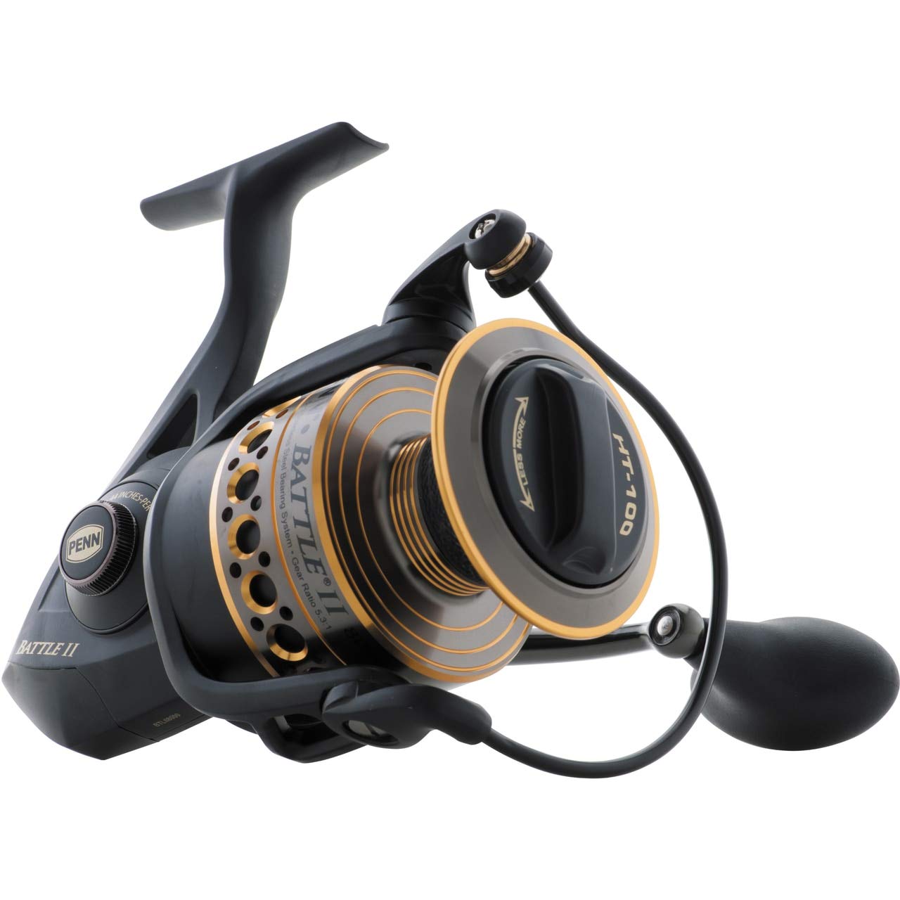 PENN Battle II 8000 フィッシングリール Penn Battle II 8000 Spinning Reel - Black: Buy Online at