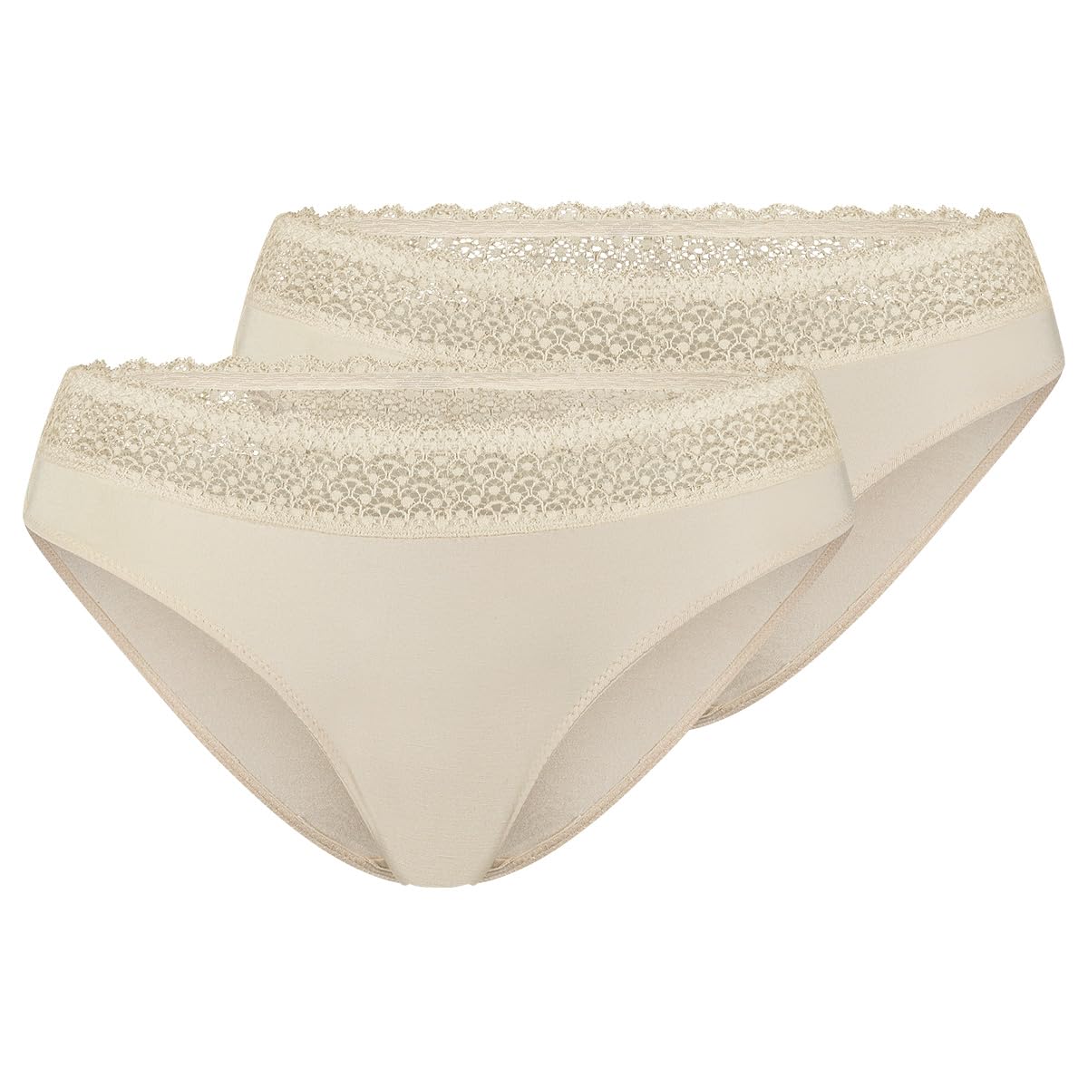 Triumph Women's Beige ’S Hipster Panties Feel Of Modal (X2)