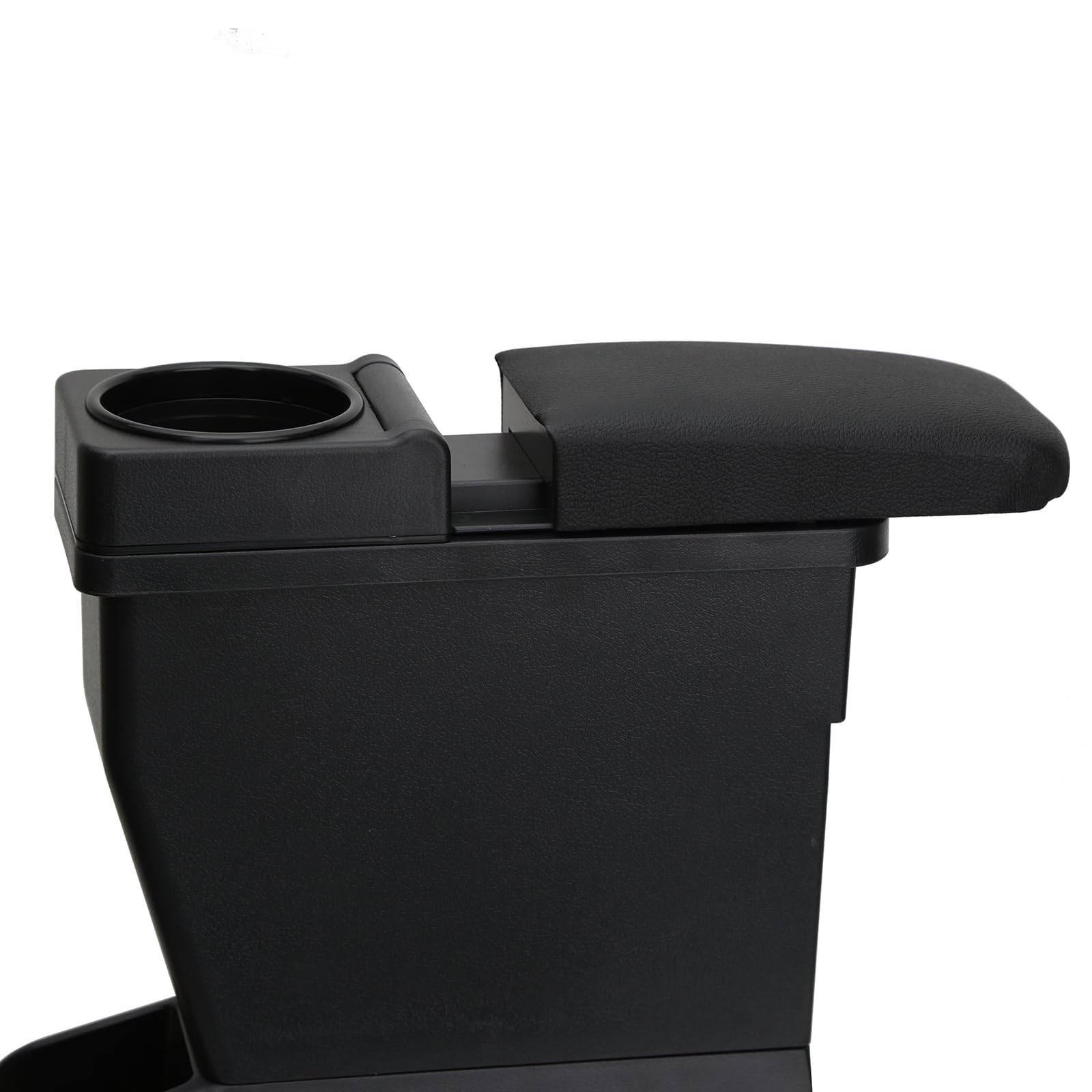 YJYWZH Braccioli per Leapmotor T03 2020-2024 Bracciolo, Doppio Strato Centrale Console vano Nero Pelle (Nero)