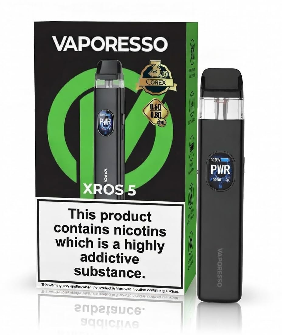 VAPORESSO XROS 5 Pod Vape Kit [Cosmic Black]