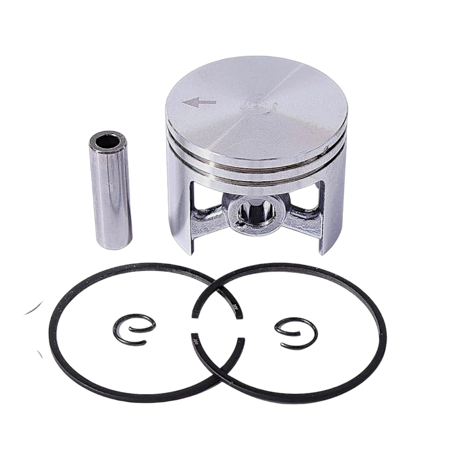 48mm Piston and Ring Kit Compatible with STIHL 036 MS360 MS340 034 Chainsaw Replacement for Part # 1125 030 2001 and 11250302001