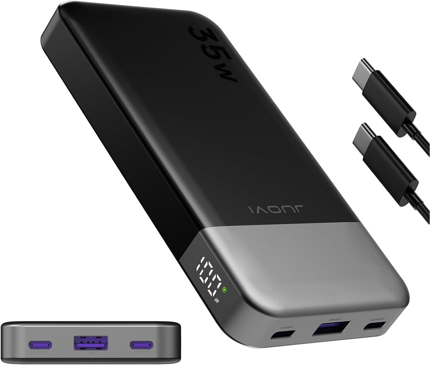 Power Bank 10000mAh, 35W Portable Charger,Fast Charging Portable Battery Pack with PD 3.0 & QC 4.0, USB C Portable Power Bank for iPhone 15 14 13 Series, Galaxy, Tablet, Switch, and More(Black) Power Bank 10000mAh, 35W Portable Charger,Fast Charging Portable Battery Pack with PD 3.0 & QC 4.0, USB C Portable Power Bank for iPhone 15 14 13 Series, Galaxy, Tablet, Switch, and More(Black)