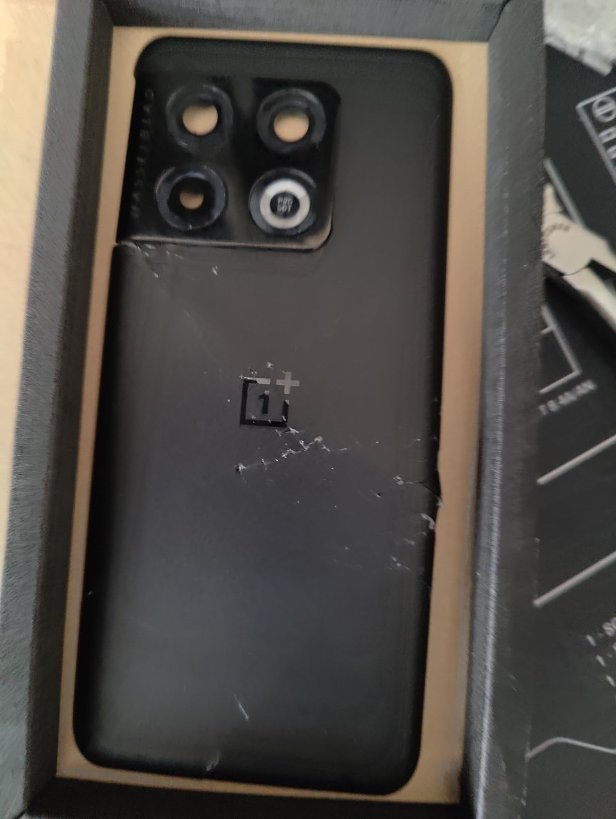 Akkudeckel Für OnePlus 10 Pro – Original Glas Rückseite | Vulkanisch Schwarz | Inkl. Kameraobjektiv & Werkzeugset