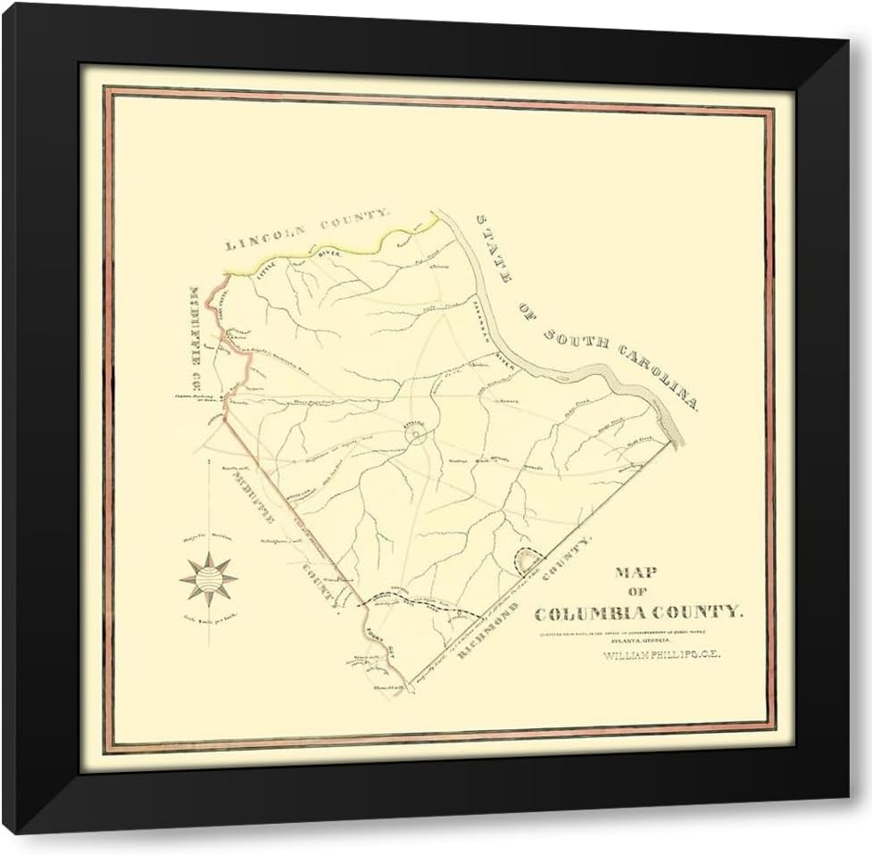 ArtDirect Columbia Georgia - Mc Duffie 1871 - Mc Duffie