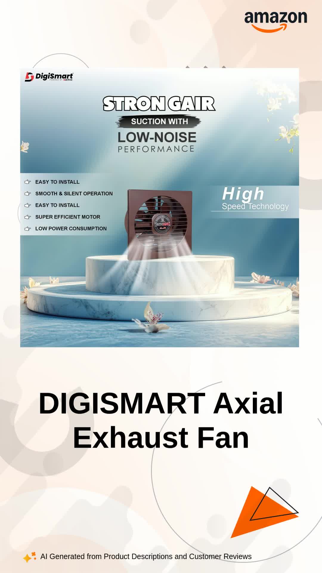 Digismart Fan Watch DIGISMART Axial Exhaust Fan on Amazon Live