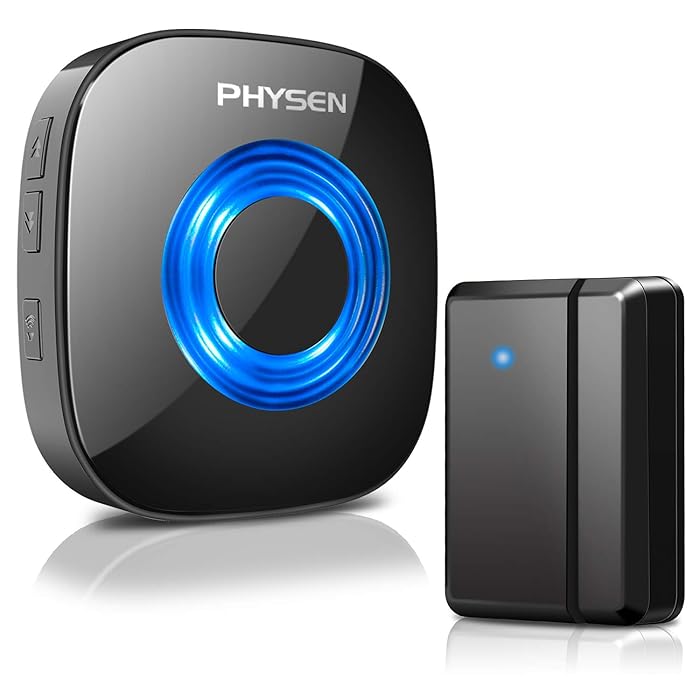 Buy Wireless Door Chime, PHYSEN Door Open Sensor Doorbell for Business