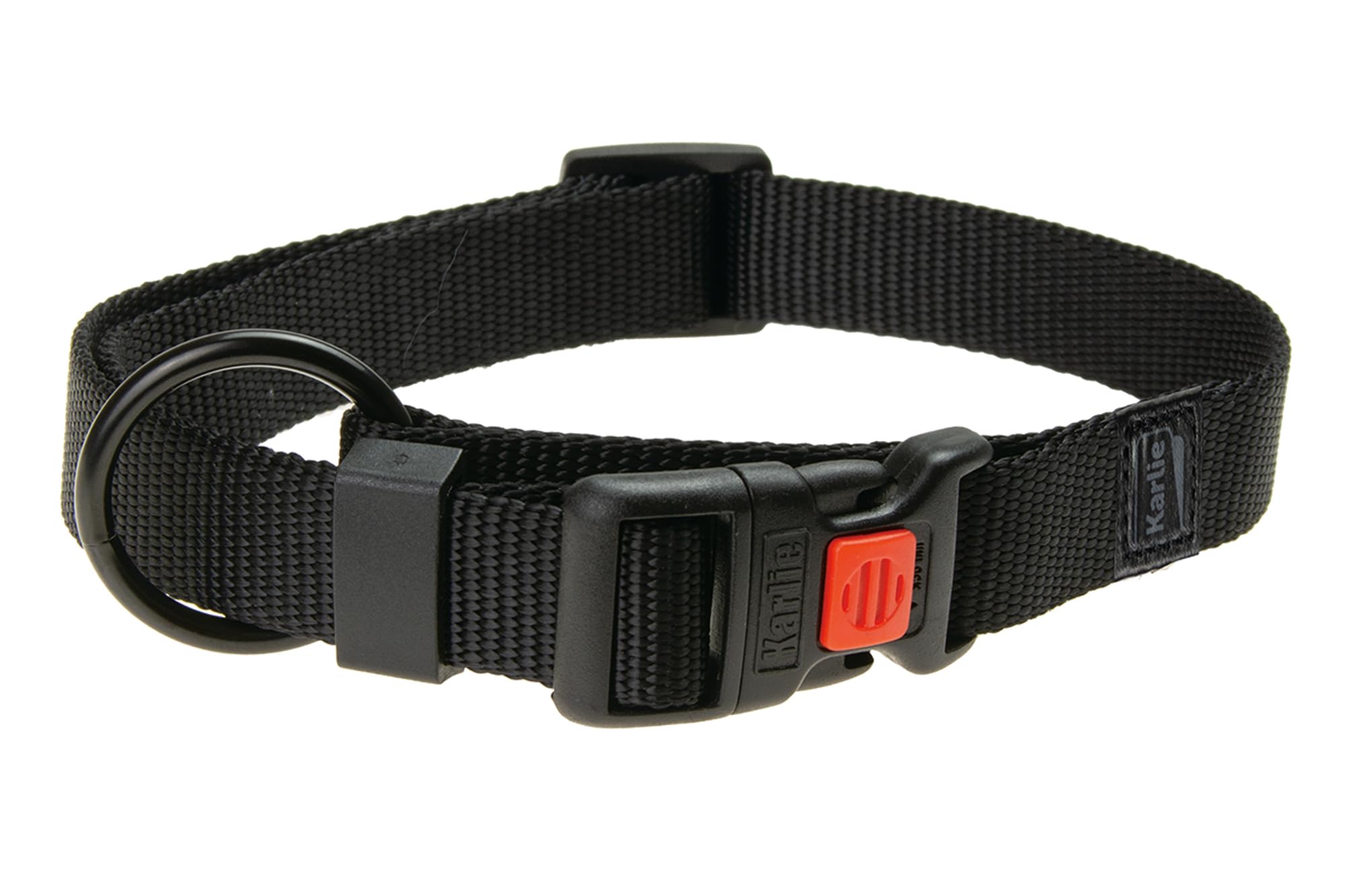 Karlie Art Sportiv Plus Collar Adjustable New Universal Colours Mix and Match Length 40-55 cm Width 20 mm M Black