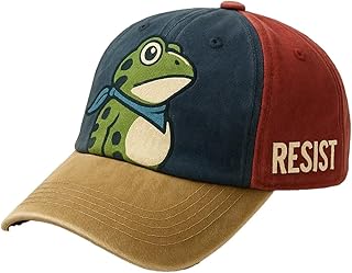 Vintage Resist Portland Frog Protest Hat Activist FDT Hands Off Baseball Cap