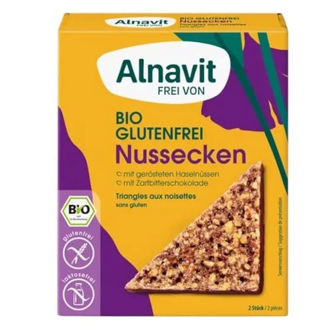 Alnavit Bio Nussecke, glutenfrei, 150g