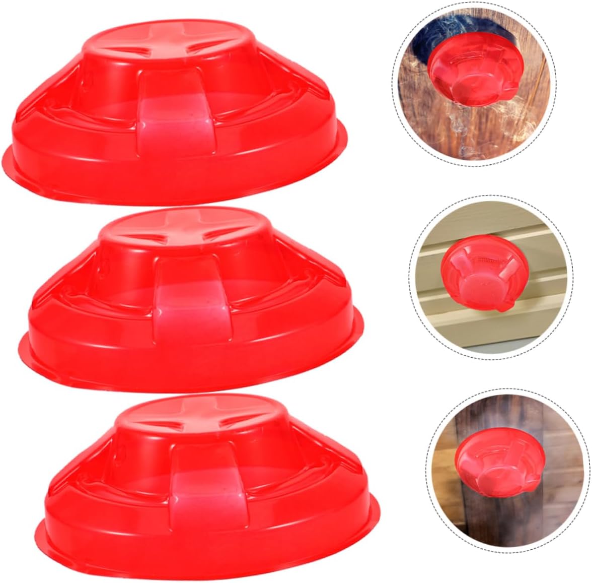 jojofuny 20pcs Detector Dust Cover Protective Guard for Home Sensors Easy to Install Versatile Shielding for Residential and Commercial Use