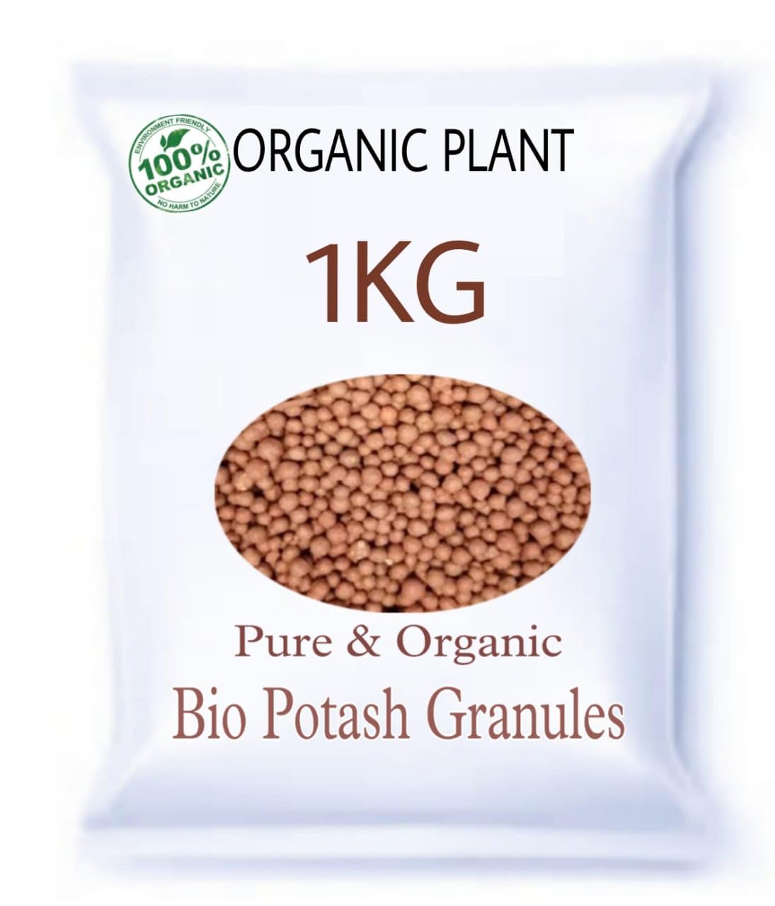 Organic Plant Bio Potash Granules 1 KG | Pure & Organic Potassium-Rich Fertilizer for Plants | Enhances Flowering, Fruit Quality & Stress Resistance.