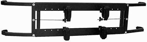 Great Day Power-Ride - Soporte para pistolas para carritos pequeños, ancho de barra de rollo de 36 a 50 pulgadas, modelo de 2 pistolas, color negro