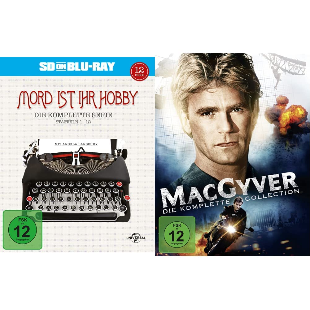Mord ist ihr Hobby - Gesamtbox - SD on Blu-ray (exklusiv bei Amazon.de) & MacGyver – Die komplette Collection [38 DVDs]