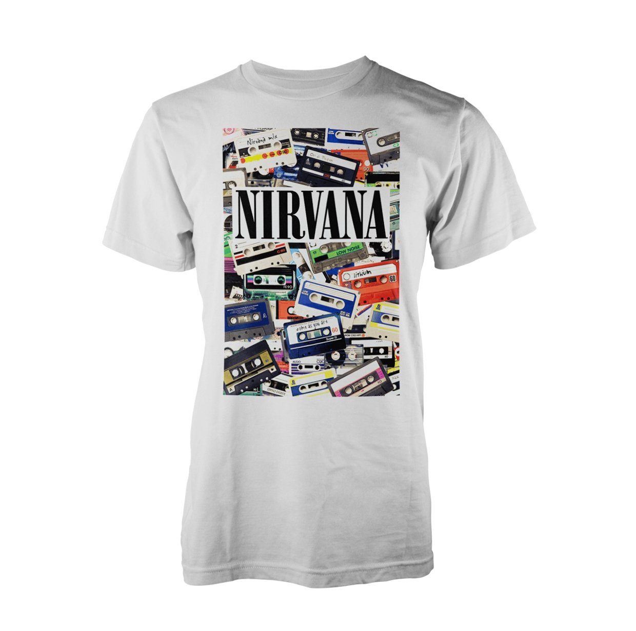 Nirvana Cassettes T-Shirt White L