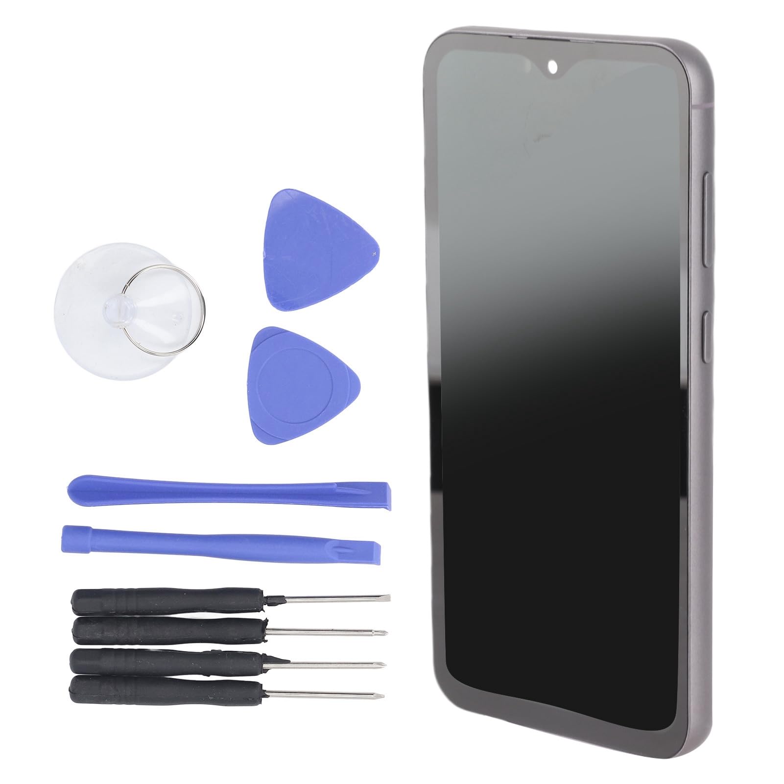 Sxhlseller Gruppo Schermo per S23 FE |Touch Digitizer con Cornice, Supporto per Impronte Digitali e Strumenti di Riparazione