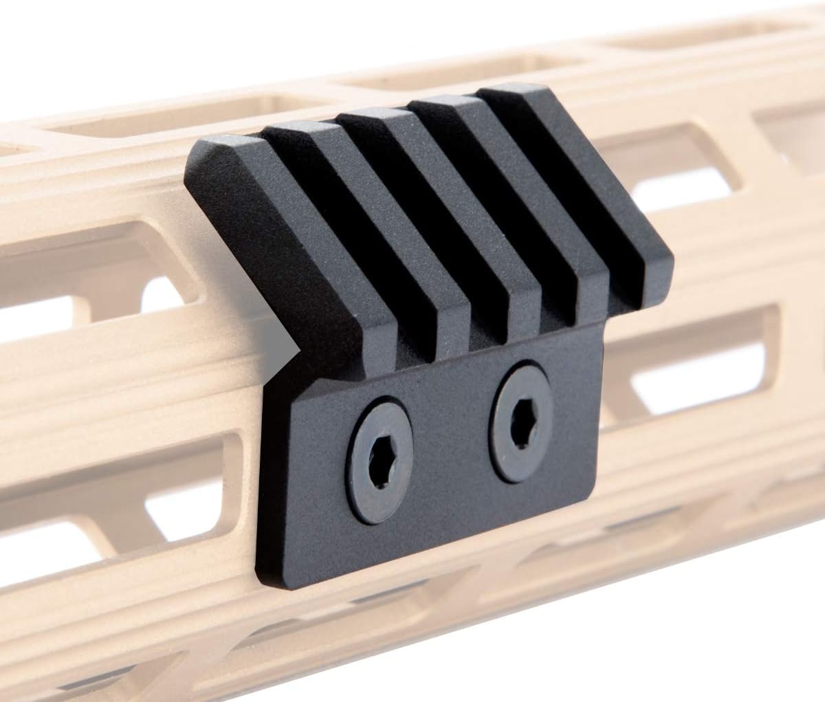 LEGEED Offset Light/Optic Picatinny Rail Mount fit for Mlock