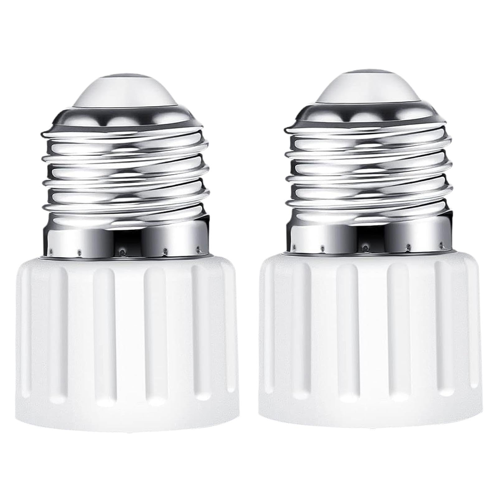 2 Pieces E26 Socket Adapter Heat Resistant Universal Screw Light Bulb Socket white|Home & Garden | Lamps, Lighting & Ceiling Fans | Lighting Parts & Accessories| Lighting Parts & Accessories-image-1