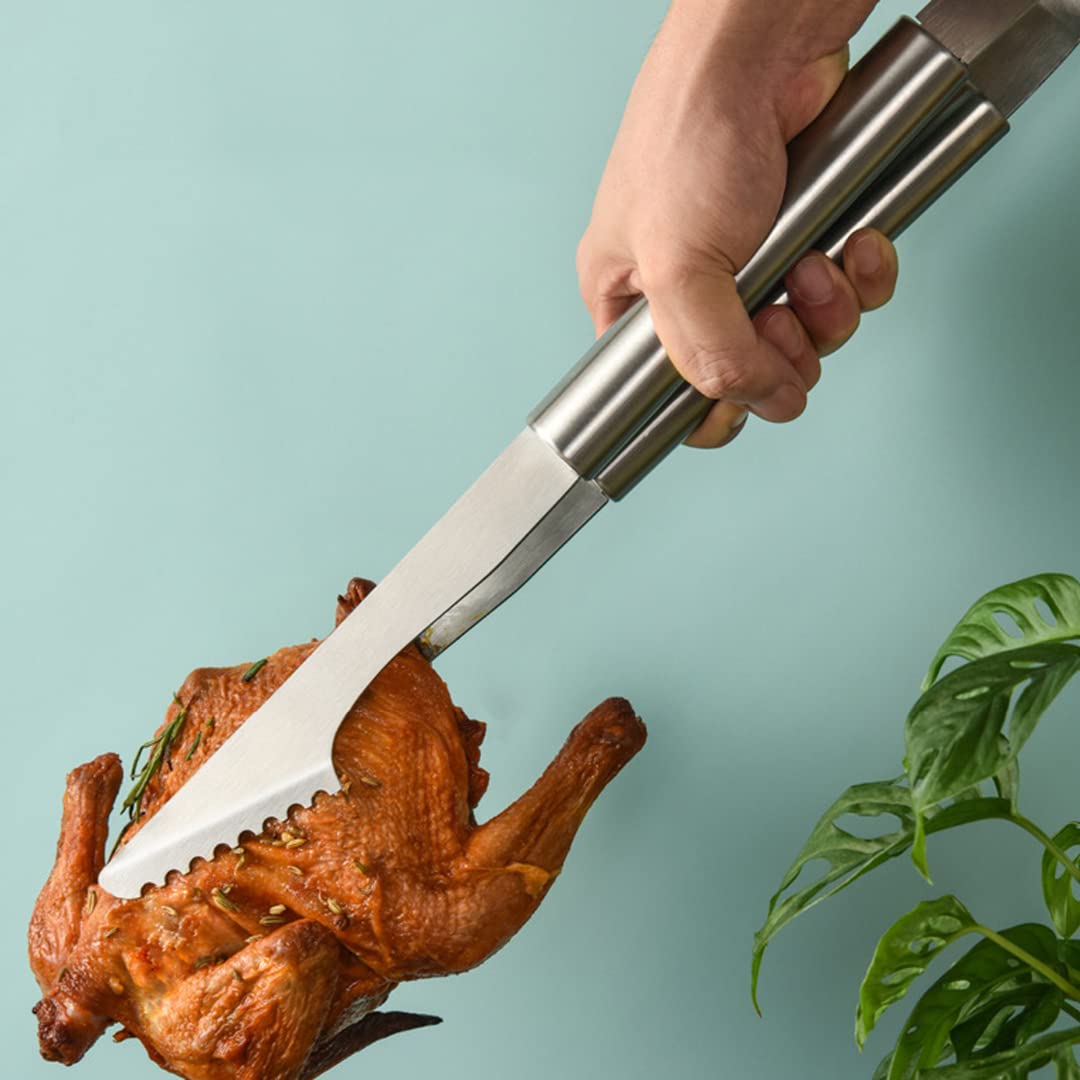 20PCS Profesjonalny zestaw akcesoriów do grillów ze stali nierdzewnej dla mężczyzn, zestaw narzędzi do grillowania Heavy Duty, zestaw akcesoriów do grillowania z torbą do przechowywania