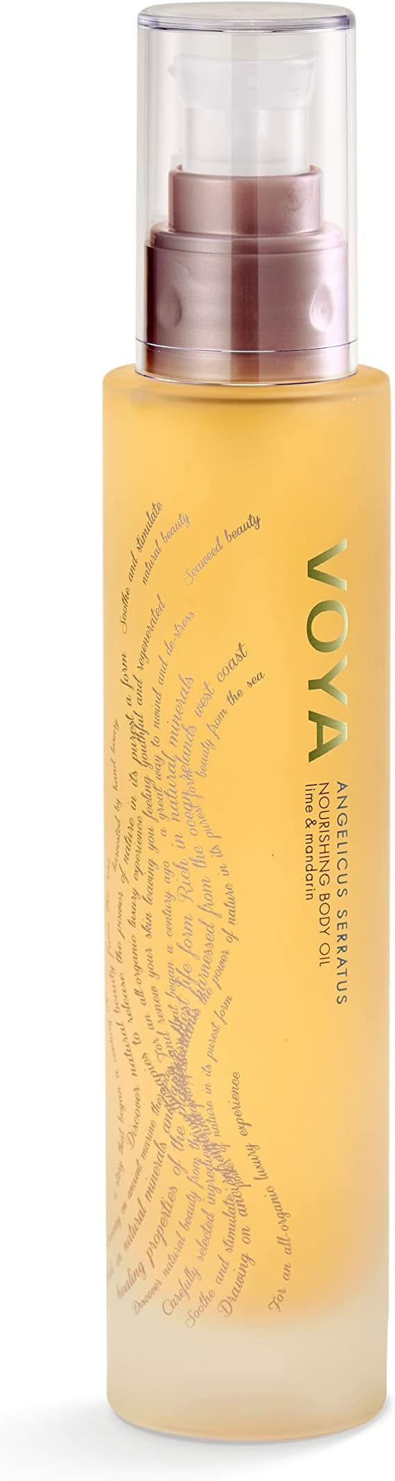 Angelicus Serratus Nourishing Body Oil, Seaweed and Rosehip Oil, Lime and Mandarin Scent