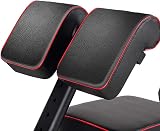 sogesfurniture Banc de Musculation Pliable Banc de Poids réglable, Multifonction Sit-up, Abdominaux Banc incliné Gymnastique à Domicile pour Exercices d'haltères, BHEU-PSBB004 - 6