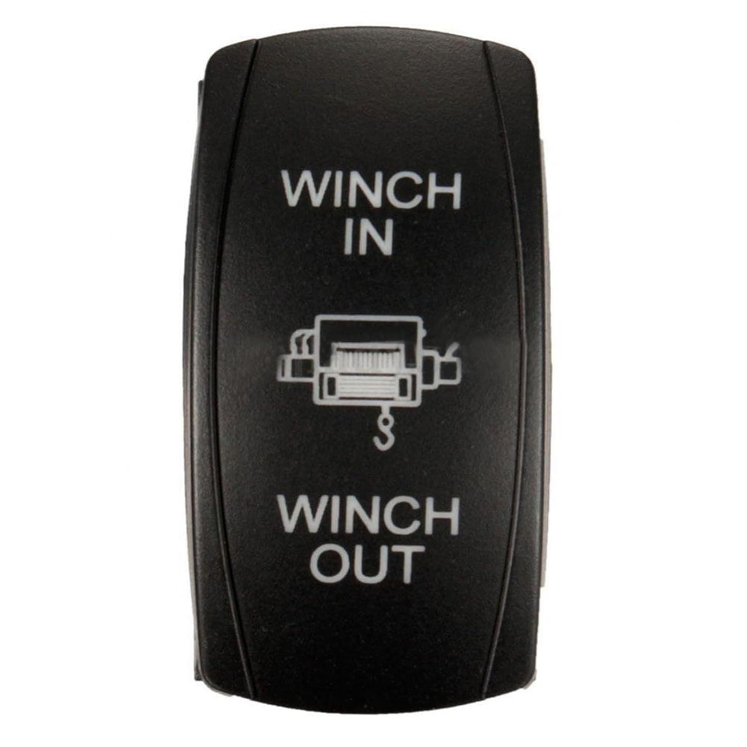 7-pin Dual LED Rocker Switch for car, Boat, Trailer and Yacht, 12V Light, Winch in and Out