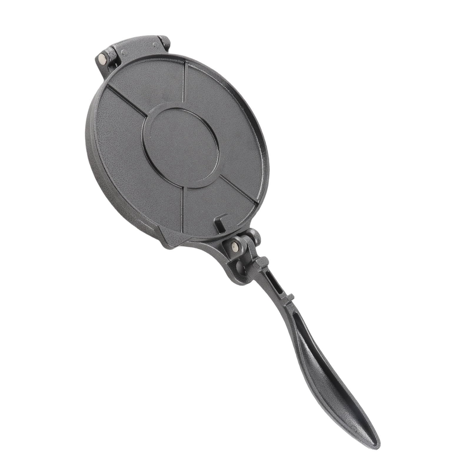 Prensa de tortilla DriKou, herramienta de prensado manual para hacer tortillas de aleación de aluminio para hacer hamburguesas de pastel de pizza (16cm negro)