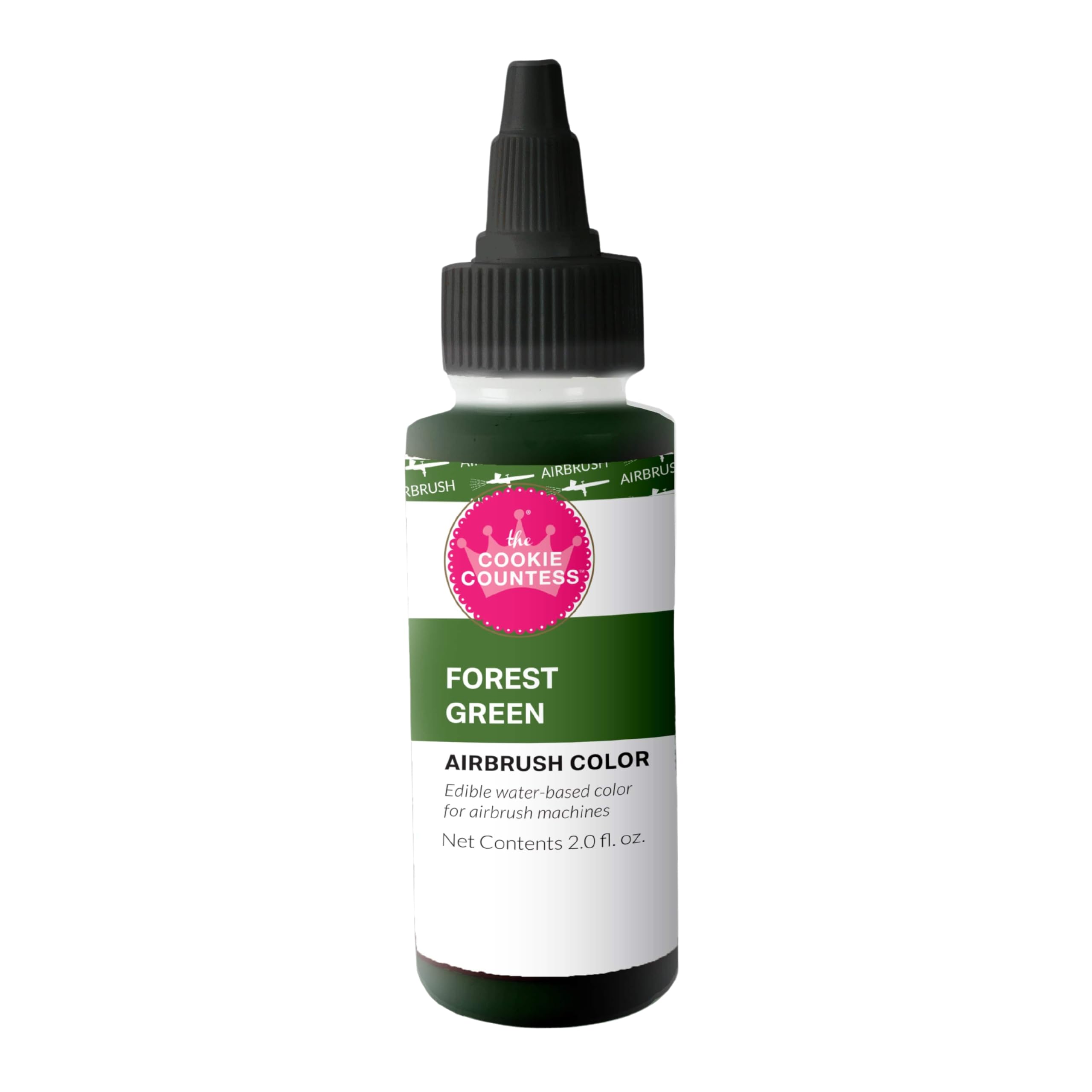 Cookie Countess - Forest Green edible airbrush color 2oz