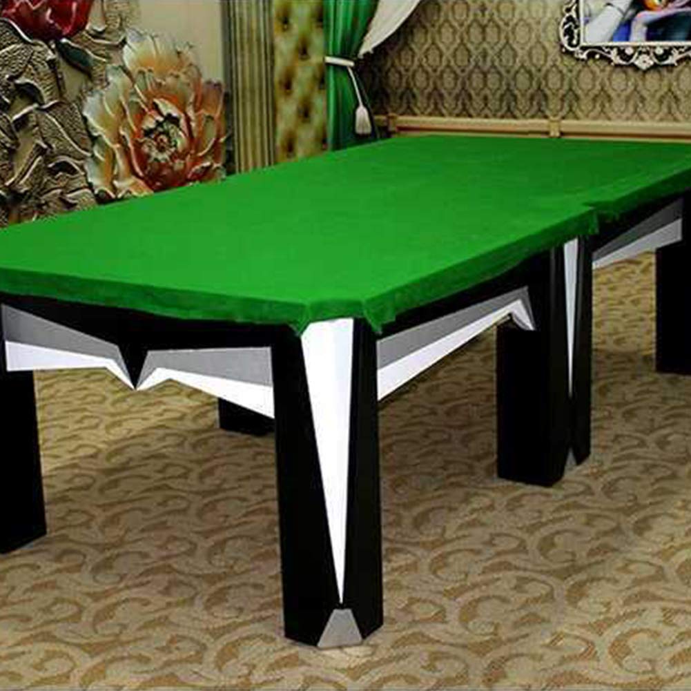 Tovaglia in feltro per tavolo da biliardo, per otto palline, capacità di allungamento, per una varietà di giochi, per snooker, bar, club, hotel, ecc. (340 x 145 cm)