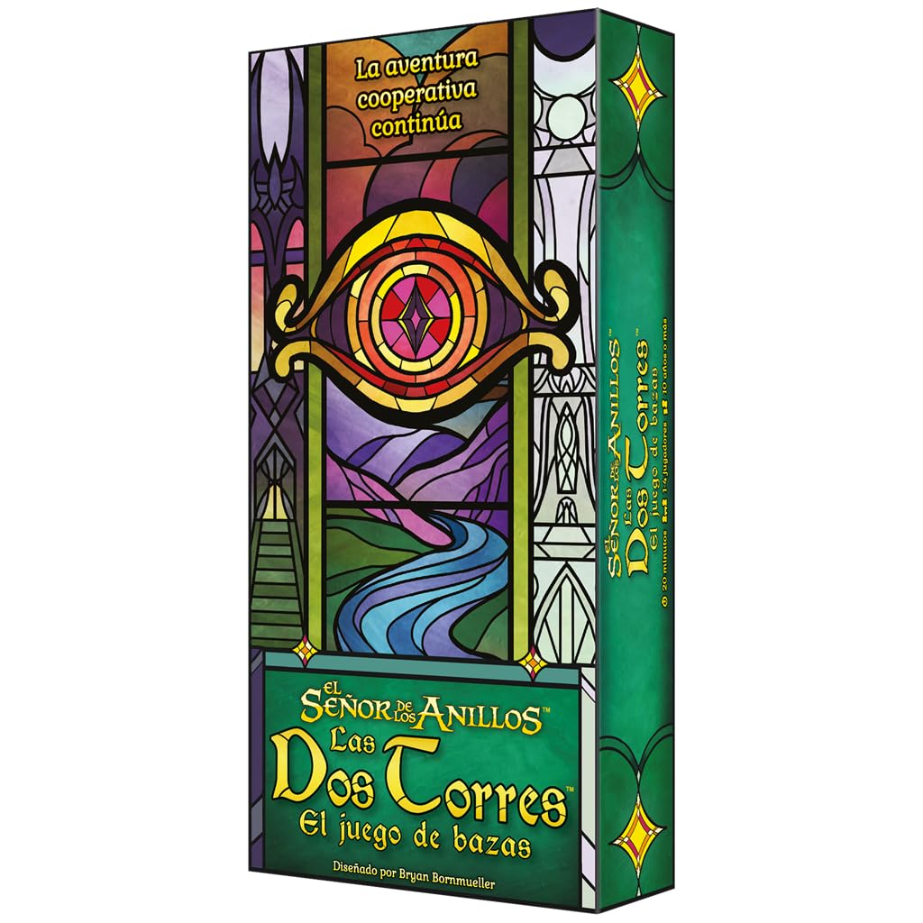 Asmodee, The Lord of the Rings: The Two Towers Trading Game, Cooperative Card Game for Adults and Children Ages 10, 1 to 4 Players, 20 Minutes, Spanish