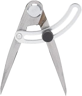 Wing Leather Compass, Stainless Steel Wing Spacing Gauge, 100mm Woodworking Taper Measuring Tool for Metalworking Woodworking Mechanical Marking