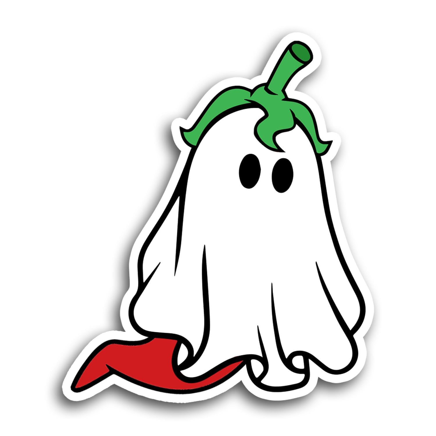 Pepper as Ghost Waterproof Sticker