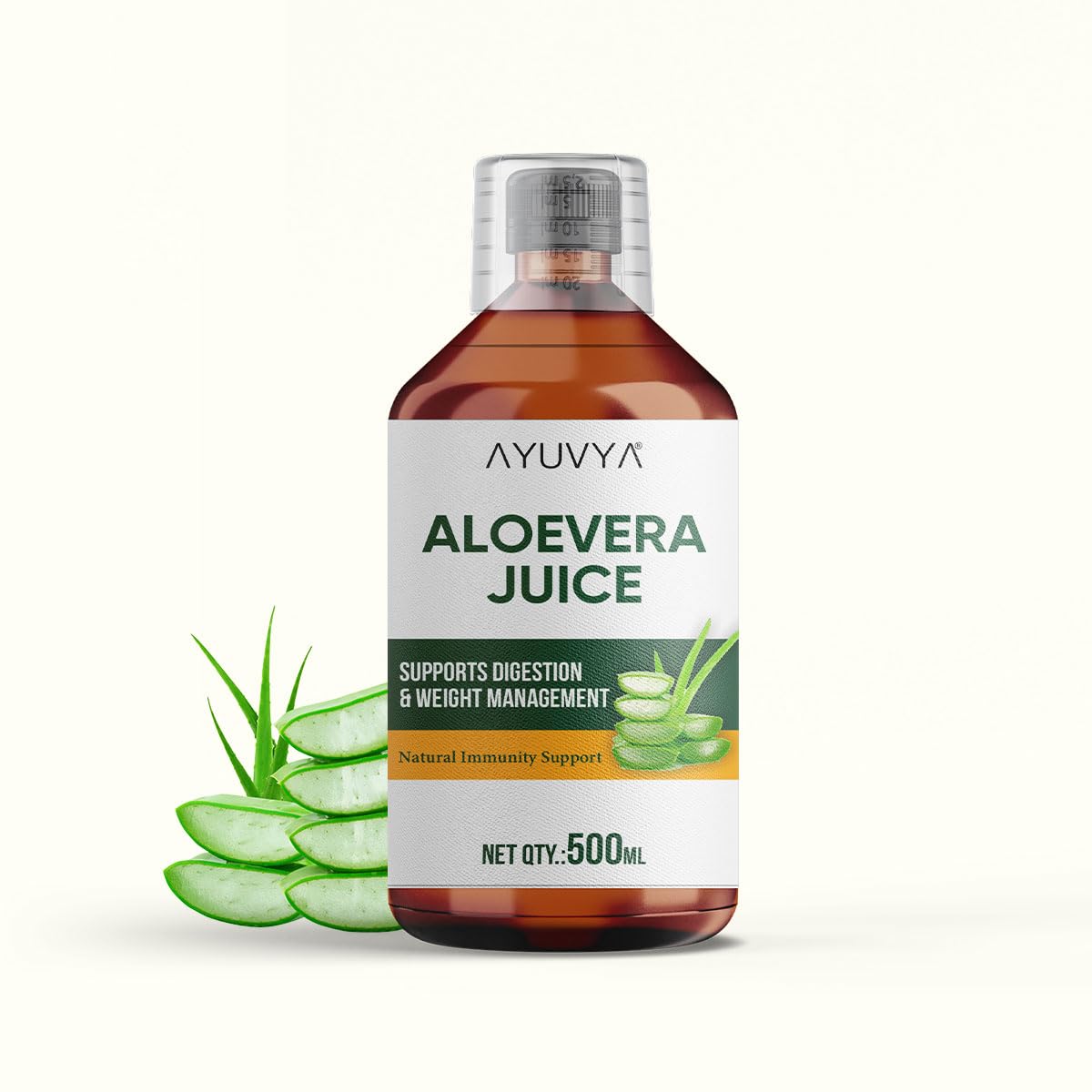 Ayuvya Aloevera Juice with 100% Pure Aloevera, Natural Immunity Supporter | Helps in Promoting Skin Health | Supports Digestion & Weight Management | 500ml (B0DDCSX4Q8) Amazon Price History, Amazon Price Tracker