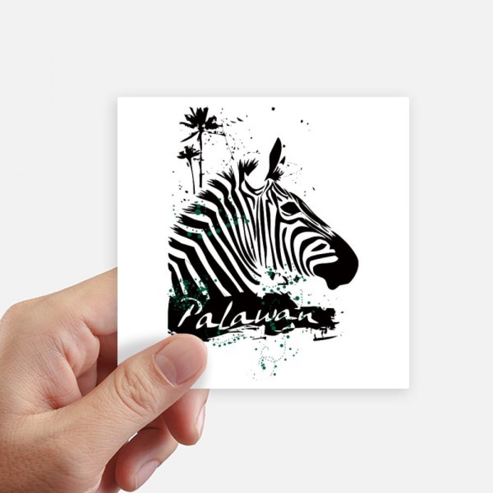 Autocollants Palawan Zebra 10CM autocollant mural et sticker ordinateur portable moto