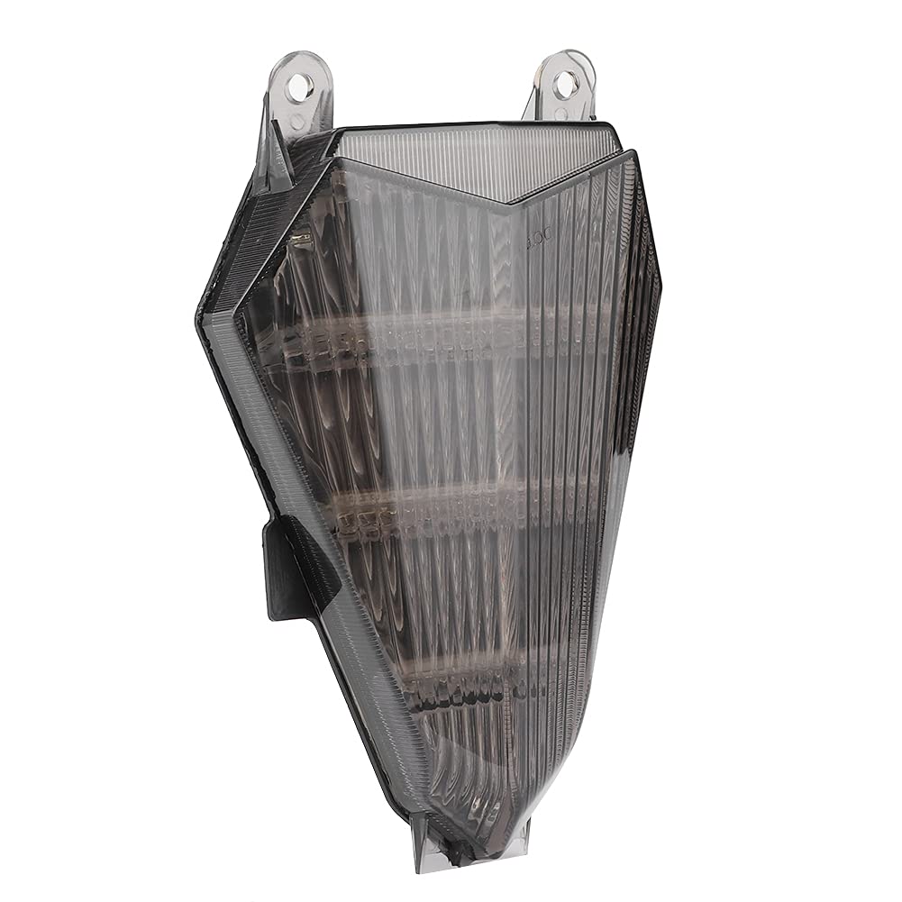 KIMISS Fanale Posteriore a LED Fanale Posteriore a LED per Moto con Indicatori di Direzione Lente Fumosa Adatta per YZF R6 dal 2006 al 2016