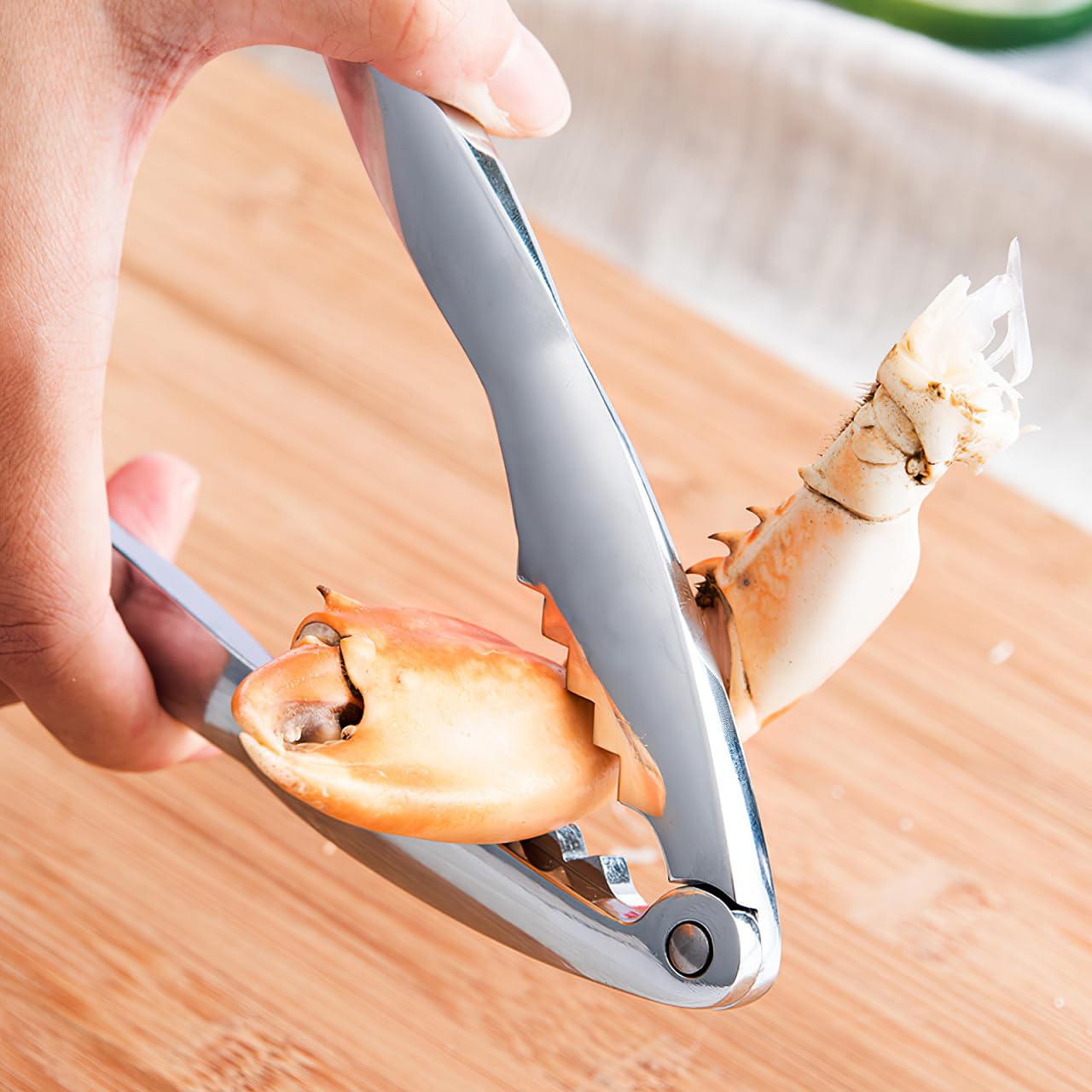 Werkzeugset für Meeresfrüchte, Cracker, Krabbenschäler, Gabeln, Krabbenpfoten, Spikes und Meeresfrüchte-Schere, mit Aufbewahrungstasche