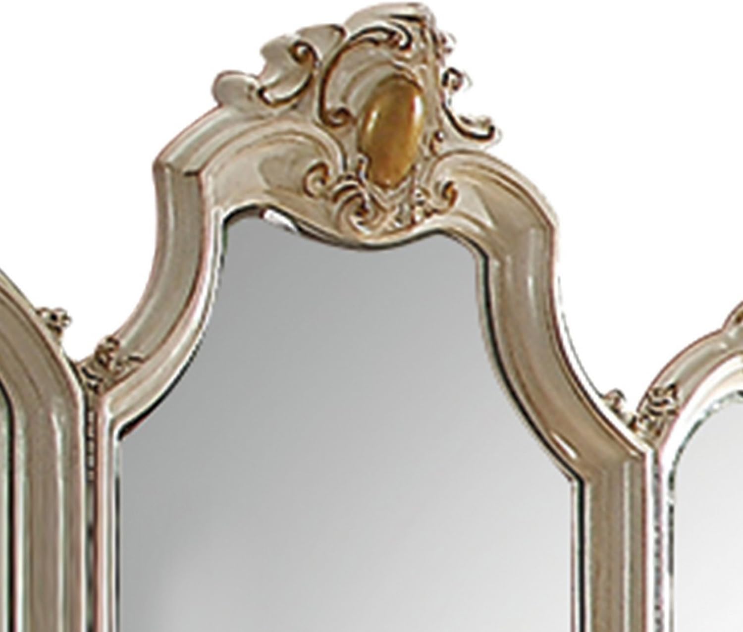 acme Picardy Mirror, Antique Pearl/Vintage/Traditional/Antique Pearl
