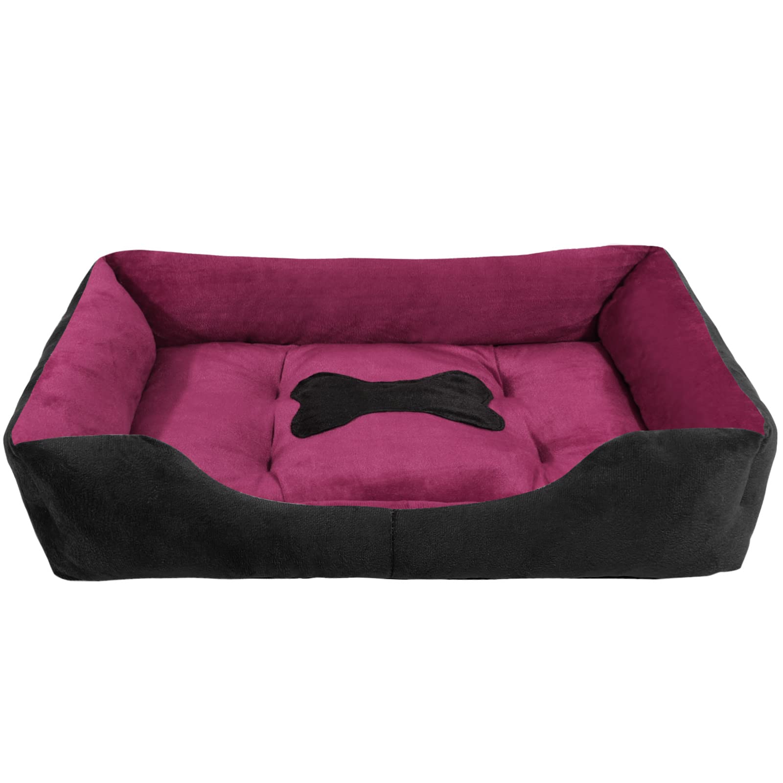 Amazon.co.jp: SENNAUX 犬用ベッド 長方形 洗濯可能 ペットベッド 31.5