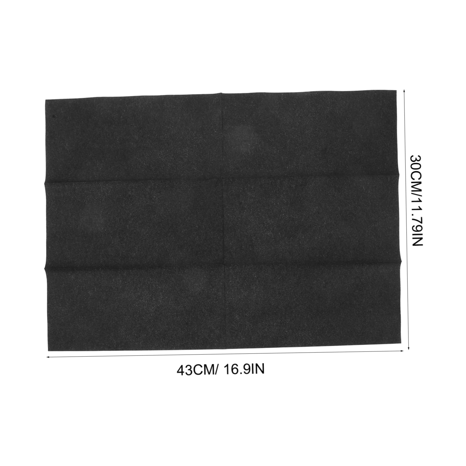 Didiseaon Servilletas Desechables Suaves y Plegables de Pulpa de Madera 50 Negras Decoración de Mesa para Hoteles y Fiestas