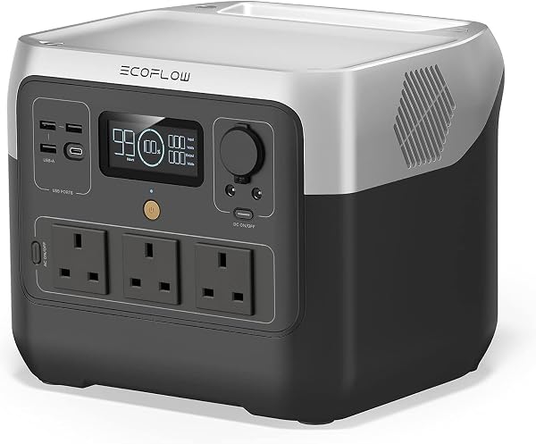 ECOFLOW Portable Power Station RIVER 2 Pro, 768Wh LiFeP04 Battery, the product is unused, only part of the packaging is defective (Renewed) - 1