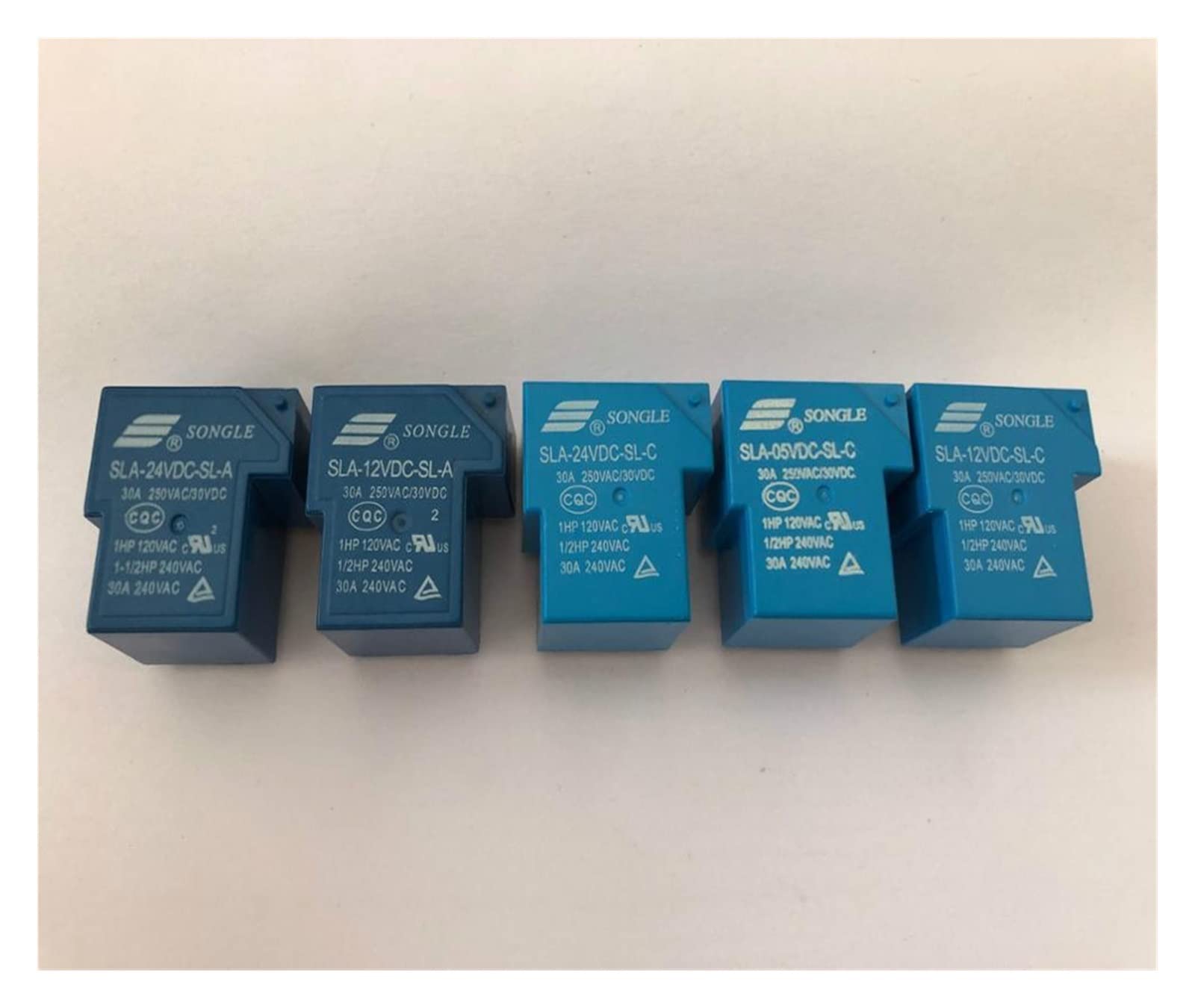 AQHYEBNSR Power Relay SLA SLA-05 09 12V 24VDC 48VDC-SL-A -C 4pin /5pin /6pin 30A T90(SLA-24VDC-SL-A 4PIN)