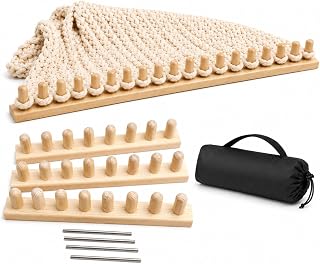 NYELOZIO 2026 Upgraded 48 Inch Chunky Blanket Loom Kit