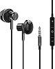 GEEKRIA 3.5mm Wired Gaming Earbuds with Mic & Volume Control, Stereo Bass in-Ear Headphones for Xbox One, PS4, Luna, PC, Laptop, Smartphones (Black)