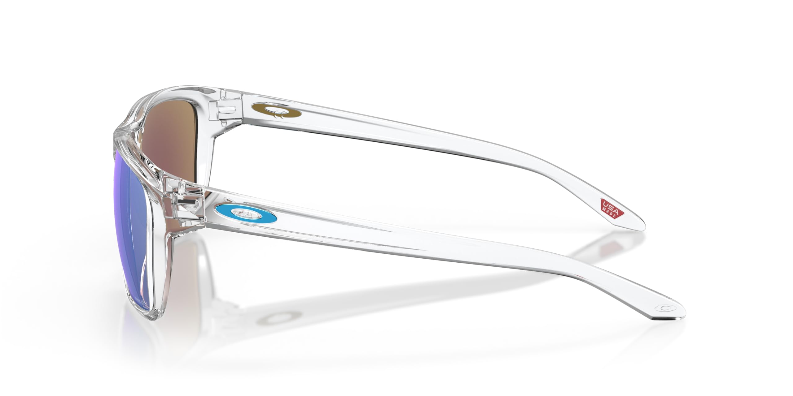 Oakley Unisex - Adulto Oo9448-0457 occhiali da sole Not Applicable, Zaffiro Lucido/Prizm Sapphire, 57/17/142