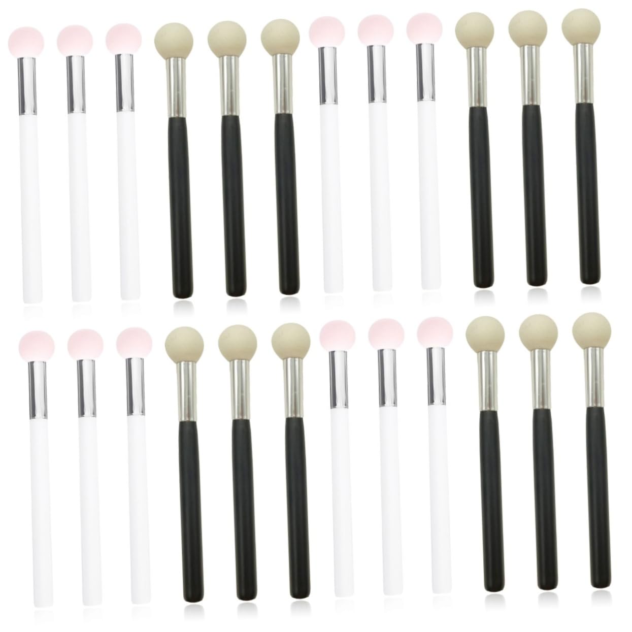 FOMIYES 24stücke Teiliges Schwämme Mit Griff Weiche Puderquasten Für Foundation Und Concealer Für Zuhause Und Schönheitssalons Langlebig Und Hautfreundlich