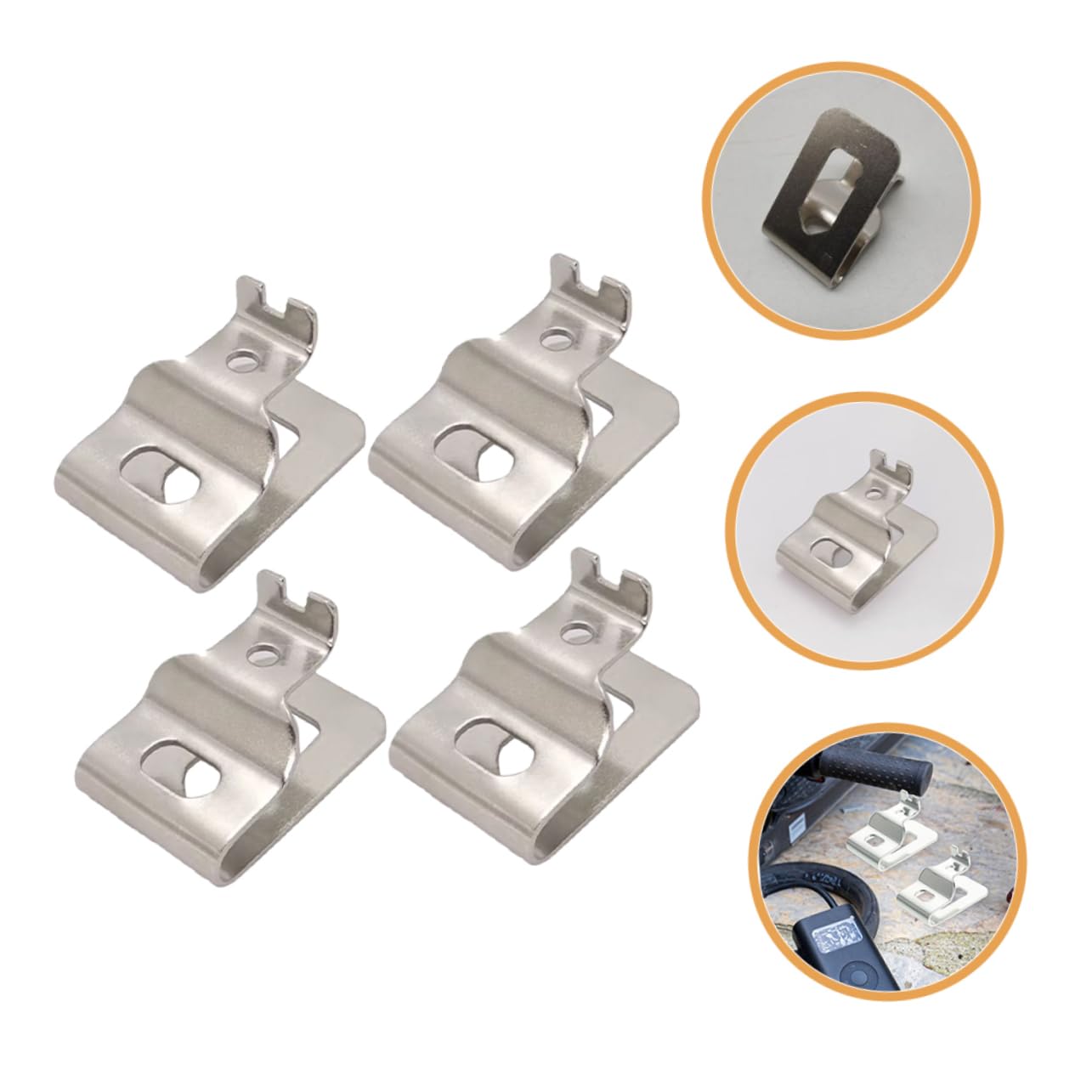 Operitacx 4 Set Clip Da Cintura Per Chiavi Gancio Da Cintura Per Trapano Avvitatore Porta Chiave Per La Cintura Sostituzione Della Clip Da Cintura Silver 4 Pezzi*4