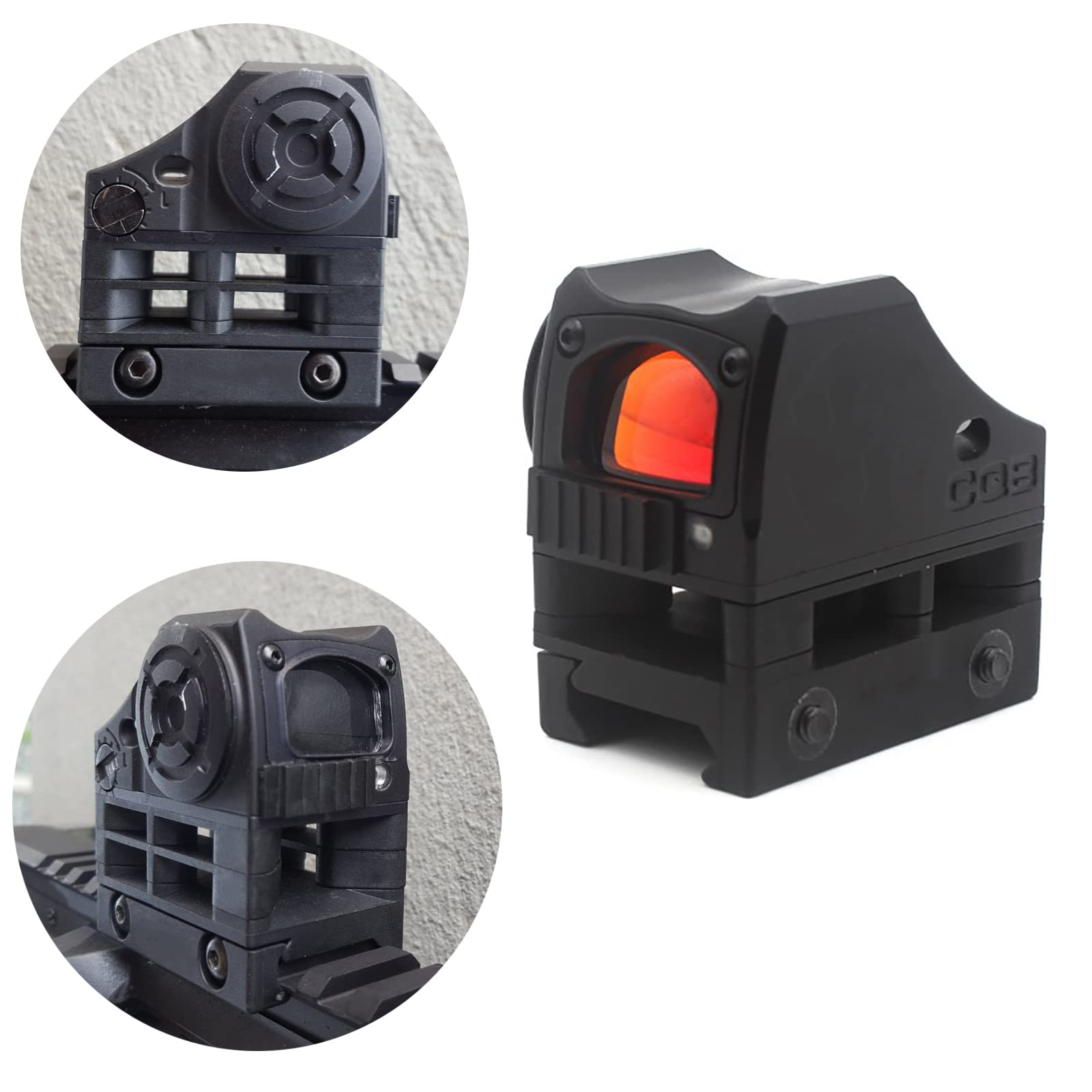 CQB Mirador de Movimiento cercano, Mini Mirador de Punto Rojo 3MOA, Espejo óptico holográfico