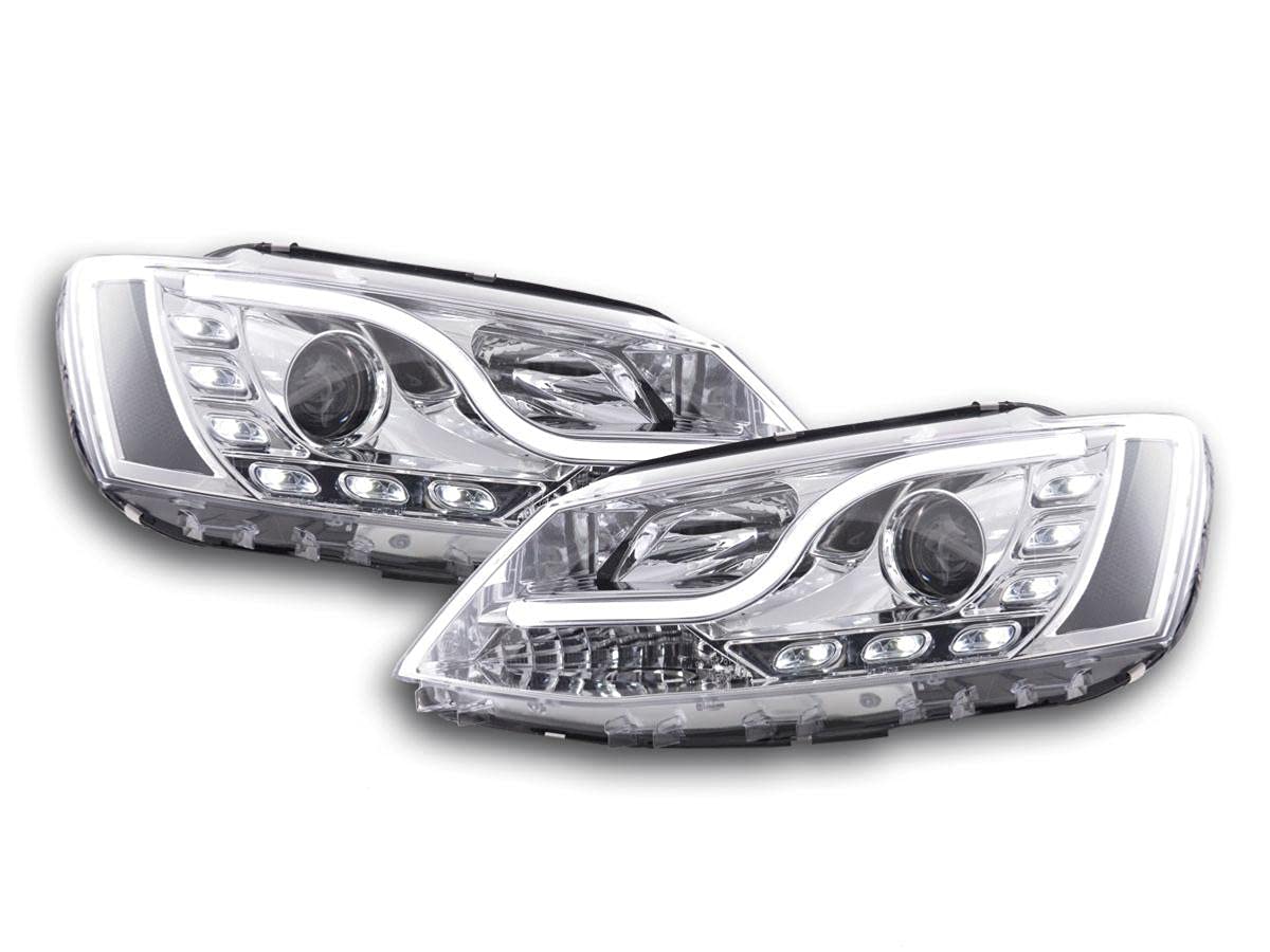 Feux phares Daylight led Jetta 6 chrome 2011-2017 style DRL